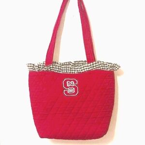 NWT NC STATE QUILTED TOTE BAG/PURSE